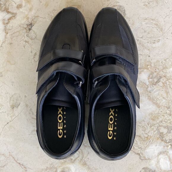 NWT GEOX Respira  Symbol Man Leather Sneaker Shoes - Picture 8 of 11